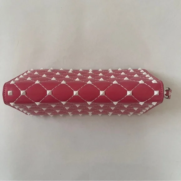 Valentino Garavani Rockstud Pink Wallet - Picture 3 of 12